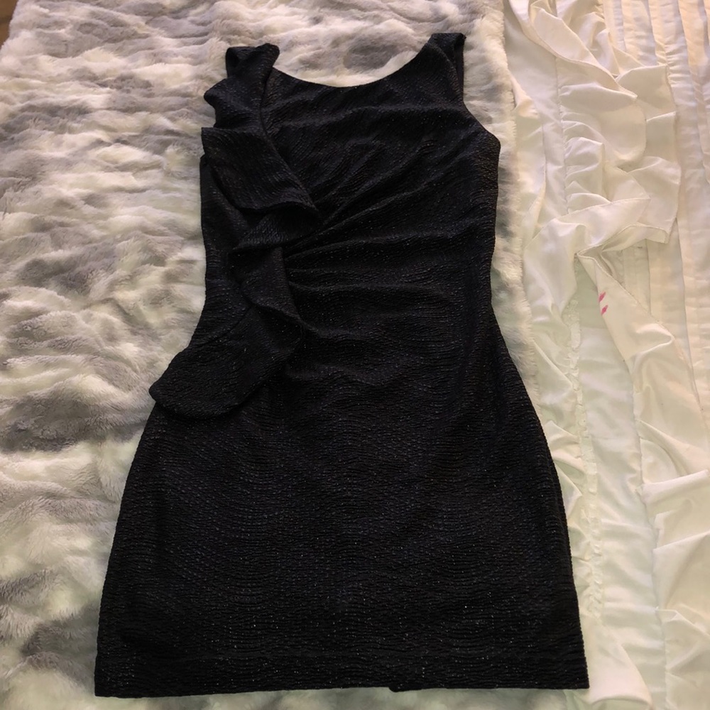 Mini black dress